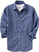 Thumbnail for your product : Old Navy Men's Regular-Fit Poplin Shirts