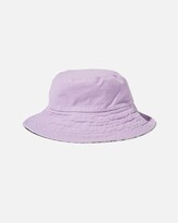 Thumbnail for your product : Rubi - Women's Blue Hats - Elly Reversible Wide Brim Bucket Hat - Size One Size at The Iconic