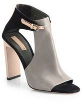 Thumbnail for your product : Reed Krakoff Atlast Leather & Suede Cutout Colorblock Ankle Boots