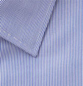 Thumbnail for your product : Paul Smith Blue Soho Slim-Fit Striped Cotton Shirt