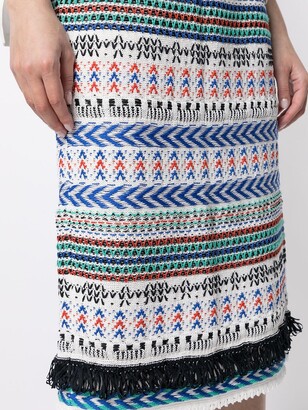 Coohem Embroidered Midi Skirt