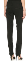 Thumbnail for your product : Alice + Olivia Olivia Slim Leg Pants with Wide Waistband