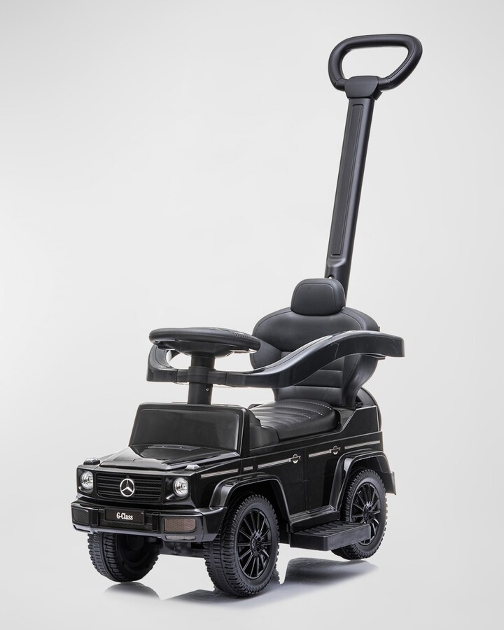 Best Ride on Cars Mercedes-Benz G-Wagon 3 in 1 Push Car -Black
