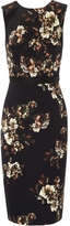 Thumbnail for your product : Jason Wu Black floral print satin crepe dress