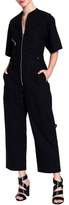 Thumbnail for your product : Isabel Marant Cropped Canvas Jumpsuit