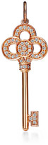 Thumbnail for your product : Tiffany & Co. Keys mini crown key pendant in 18k rose gold with diamonds