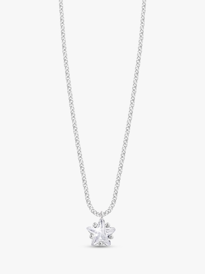 Joma Jewellery Astra Star Pendant Necklace, Silver - ShopStyle