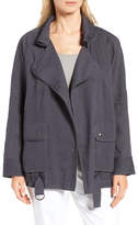 Thumbnail for your product : Nordstrom Linen Blend Utility Jacket