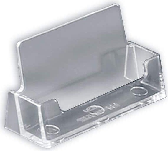 Horizontal Business Card Holder Clear (10-Pack)