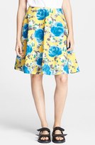 Thumbnail for your product : Marc by Marc Jacobs Floral Print Circle Skirt