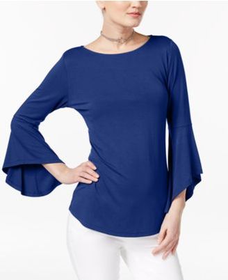 INC International Concepts Bell-Sleeve Top, Only at Macy's