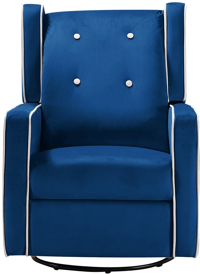 LUXMOD Relax Lounge Maunal Swivel Glider Recliner Velvet ShopStyle