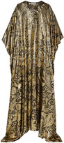 Thumbnail for your product : Oscar de la Renta Oversized Metallic Silk-blend Jacquard Kaftan