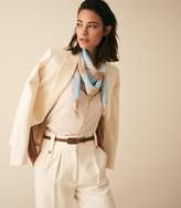 Thumbnail for your product : Reiss GISELLE SILK FLORAL PRINTED SCARF Multi