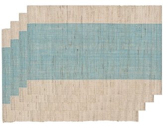Now Designs Corsica Placemats (Set of 4), Turquoise