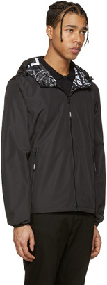 Kenzo Reversible Black Hooded Jacket