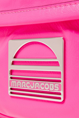 Marc Jacobs Logo-embellished Neon Textured-leather Belt Bag