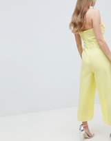 Thumbnail for your product : ASOS Design Bandeau Jumpsuit With Embroidery