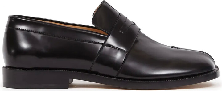 Tabi leather loafers