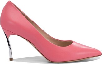 Casadei Embellished Pointed-Toe Flat Pumps - ShopStyle