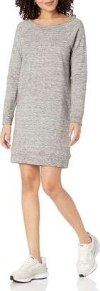 Daily Ritual Amazon Brand Women's Terry Cotton and Modal Dorito High-Low  Sweatshirt Dress - ShopStyle