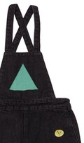 Thumbnail for your product : Bobo Choses Printed Recycled Blend Denim Overalls