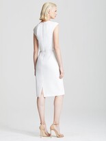 Thumbnail for your product : Halston Drape Neck Crepe Dress
