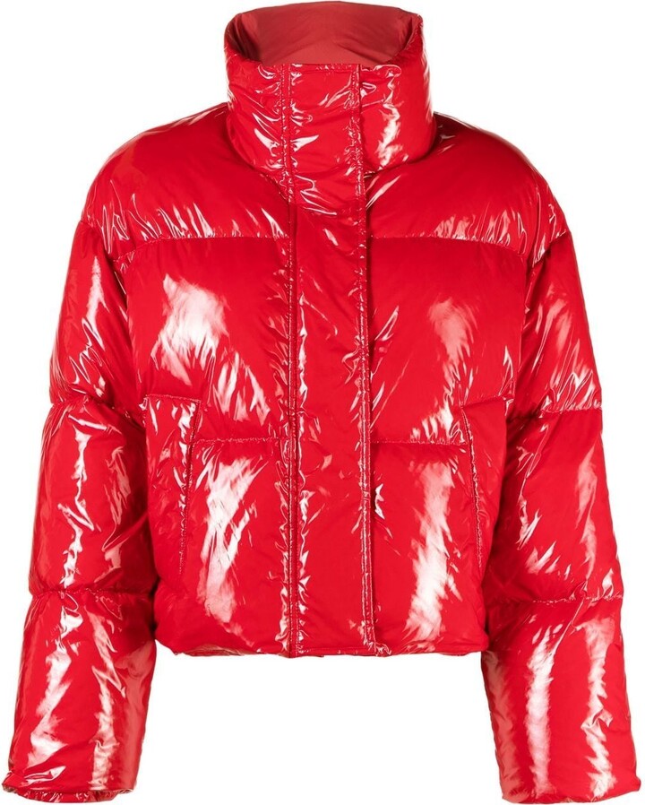 Stand Studio FunnelNeck Puffer Jacket ShopStyle