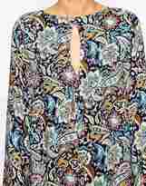 Thumbnail for your product : B.Tempt'd Milk It 70s' Bell Sleeve Paisley Festival Floral Print Dress