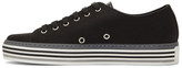 Thumbnail for your product : Paul Smith Black Canvas Sotto Sneakers
