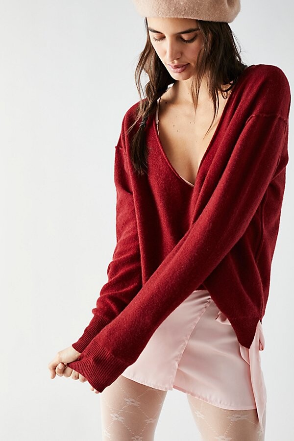 Free People Red Women's Sweaters | Shop the world's largest 
