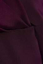 Thumbnail for your product : Adam Lippes Belted Draped Silk-crepe Dress