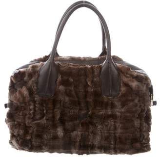 Tod's Fur Shoulder Bag Brown Fur Shoulder Bag