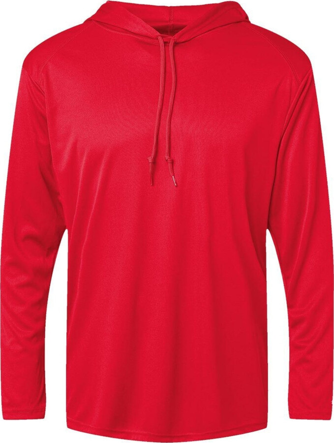 Badger B-Core Hooded Long Sleeve T-Shirt