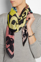 Thumbnail for your product : Karl Lagerfeld Paris Printed cotton scarf