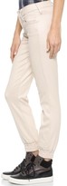 Thumbnail for your product : Mother The Trainer Skinny Jeans with Faux Suede Detail
