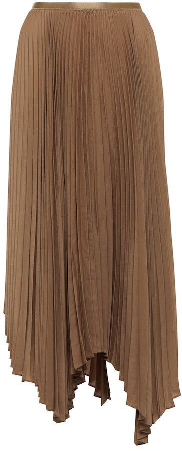 Pleated Georgette Skirt | Shop the world's largest collection of 