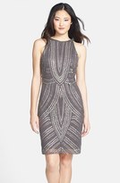Thumbnail for your product : Pisarro Nights Studded Sheath Dress
