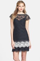 Thumbnail for your product : Jessica Simpson Short Sleeve Tiered Lace Dress