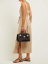 Thumbnail for your product : Sensi La Cartera Shell Embellished Basket Bag - Womens - Black