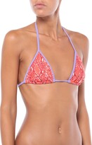 Thumbnail for your product : Diane von Furstenberg Bikini Top Coral