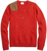 Thumbnail for your product : Brooks Brothers Embroidered Geese and Ducks Crewneck Sweater