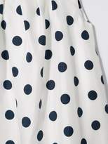Thumbnail for your product : Oscar de la Renta Kids polka-dot flared dress