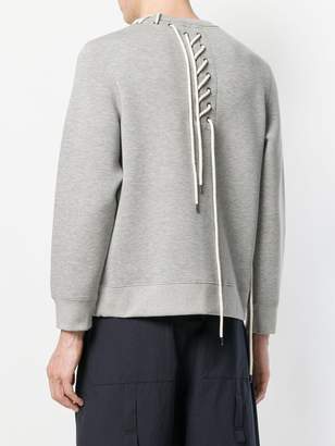 Craig Green lace-up string detail sweatshirt