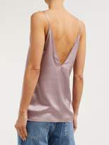 Thumbnail for your product : Raey V-neck Silk Cami Top - Womens - Dusty Pink