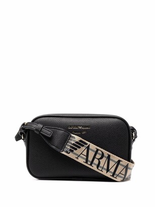 Emporio Armani Black Women's Shoulder Bags | Shop the world's largest  collection of fashion | ShopStyle