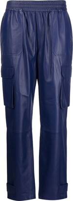 Arma Leather Cargo Trousers