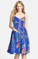 Thumbnail for your product : Plenty by Tracy Reese 'Kirby' Print Stretch Cotton Fit & Flare Dress (Regular & Petite)