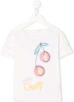 Thumbnail for your product : Billieblush Lovely Cherry print T-shirt
