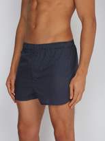 Thumbnail for your product : Derek Rose Modern Polka-dot Cotton Boxer Shorts - Mens - Navy